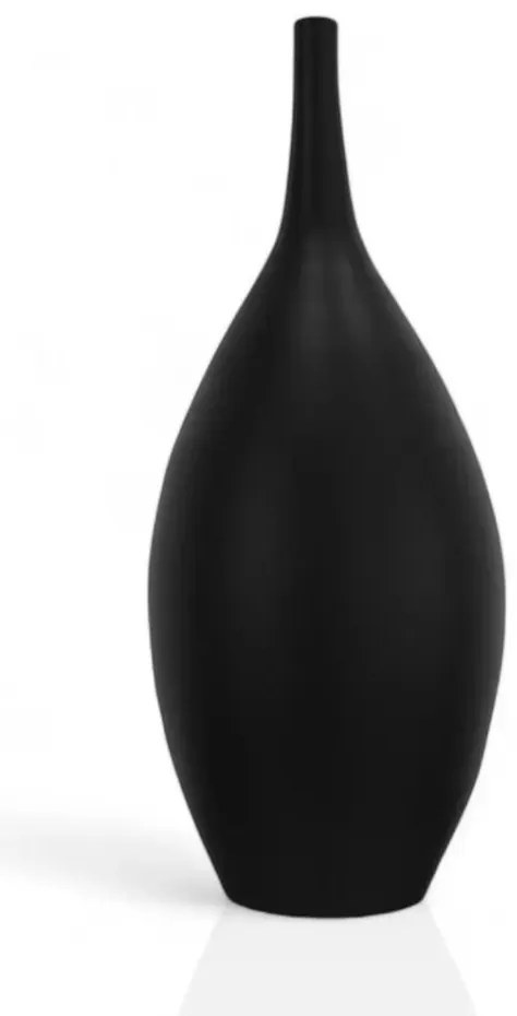 Vaso in ceramica 47 cm, nero