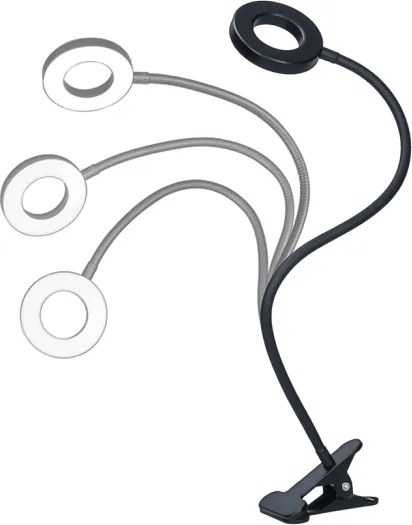 Brilagi -LED Lampada dimmerabile con clip ORBELA LED/8W/5V 3000/4000/5000K nera