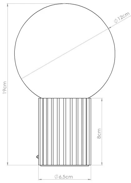 Sollux SL.1726 - Lampada da tavolo HALO 1xG9/8W/230V diametro 12 cm verde