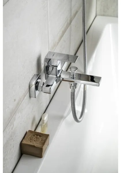 Sapho - Rubinetto vasca da bagno CUBEMIX cromo lucido