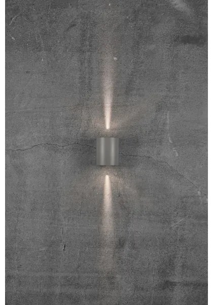 Nordlux - Applique LED da esterno CANTO 2xLED/5,5W/230V IP44 grigio