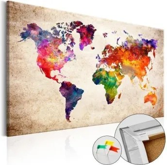 Quadro di sughero - Colourful Universe 120x80