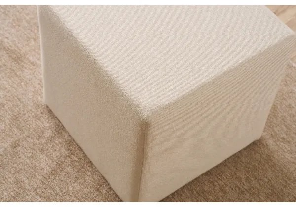 Pouf CUBI 40x40 cm crema