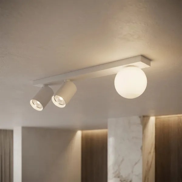 Brilagi - Faretto SELE BALL 2xGU10/30W/230V + 1xG9/10W bianco