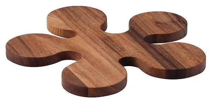 Continente C4880 - Stuoia in legno per vaso 24x1,2 cm acacia