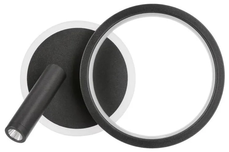 Faretto da parete a LED MONET LED/16W/230V nero