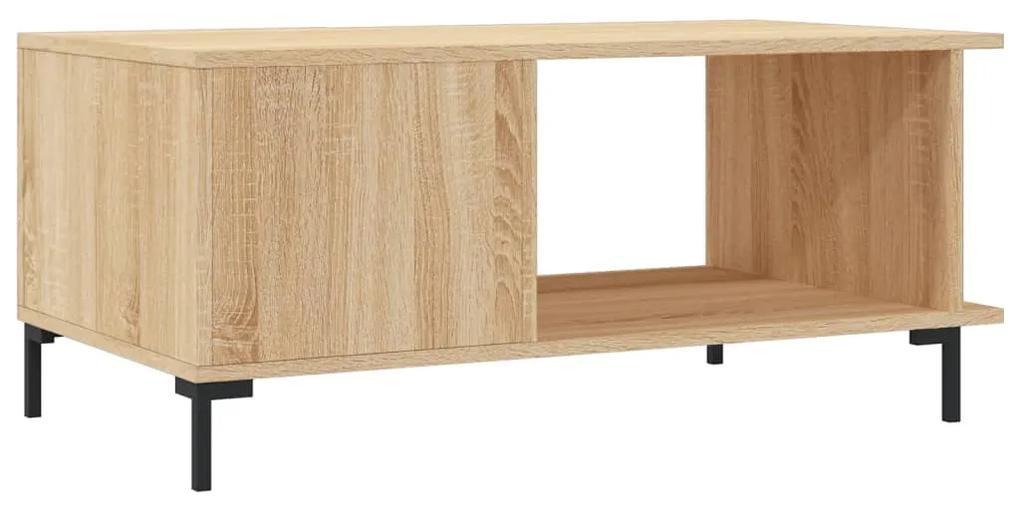 Tavolino da Salotto Rovere Sonoma 90x50x40 cm Legno Multistrato