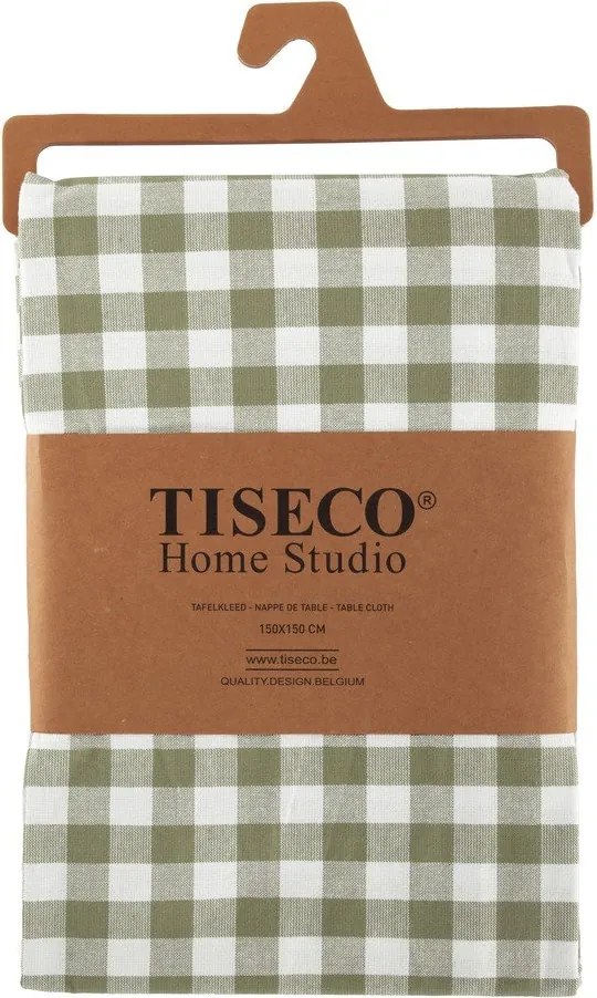 Tovaglia in cotone 150x150 cm Gingham – Tiseco Home Studio