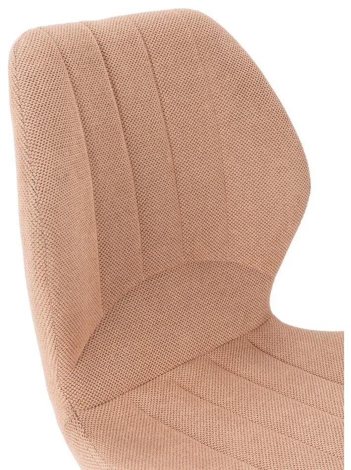 Set di sedie da pranzo color salmone 4 pz pezzi Milu - Marckeric