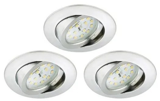 Briloner 8312-039 - SET 3x Lampada LED da incasso per bagni LED/5W/230V IP23