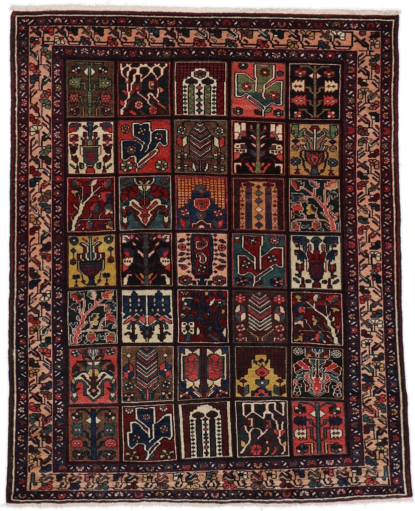 Bakhtiar Tappeto 210x160 (Iran) Annodato A Mano