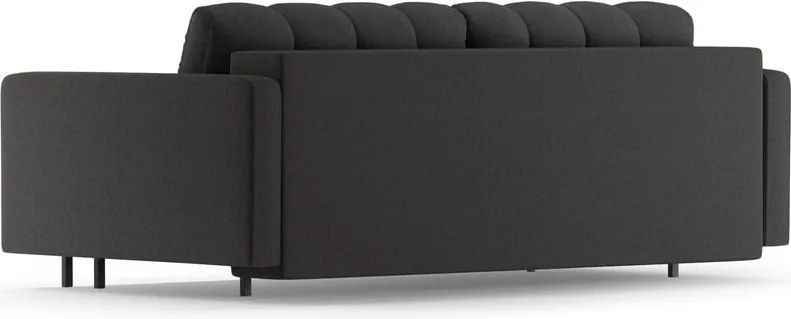 Divano grigio scuro allungabile/con contenitore 222 cm Bali – Cosmopolitan Design