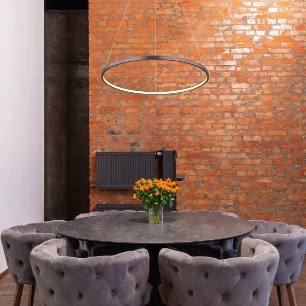 Globo 67192-29BR - Lampadario LED a sospensione con filo RALPH LED/29W/230V marrone