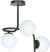 Lampada a Soffitto Kalf, Nero, Acciaio, 57x51x40 cm, EPIKASA