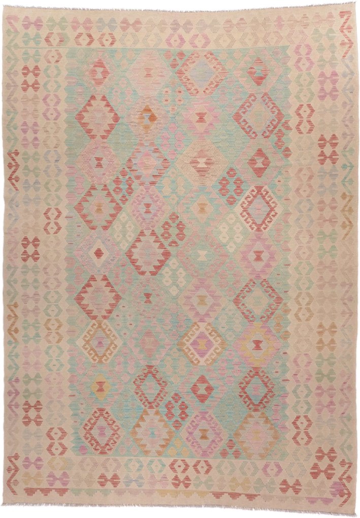Kilim Tappeto 210x290 (Afghanistan) Tessuto A Mano