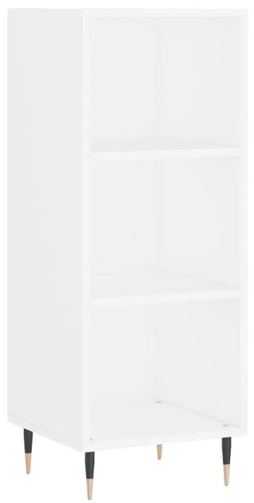 Credenza bianca 34,5x32,5x90 cm in legno multistrato