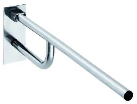 Supporto 10x25 cm in acciaio inox/argento