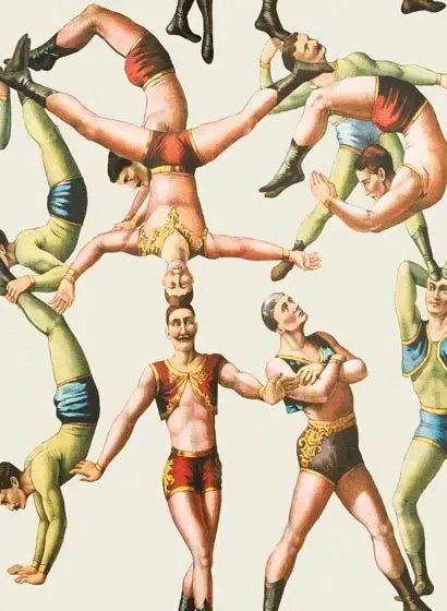 Mindthegap Carta da parati The Acrobats - WP20005