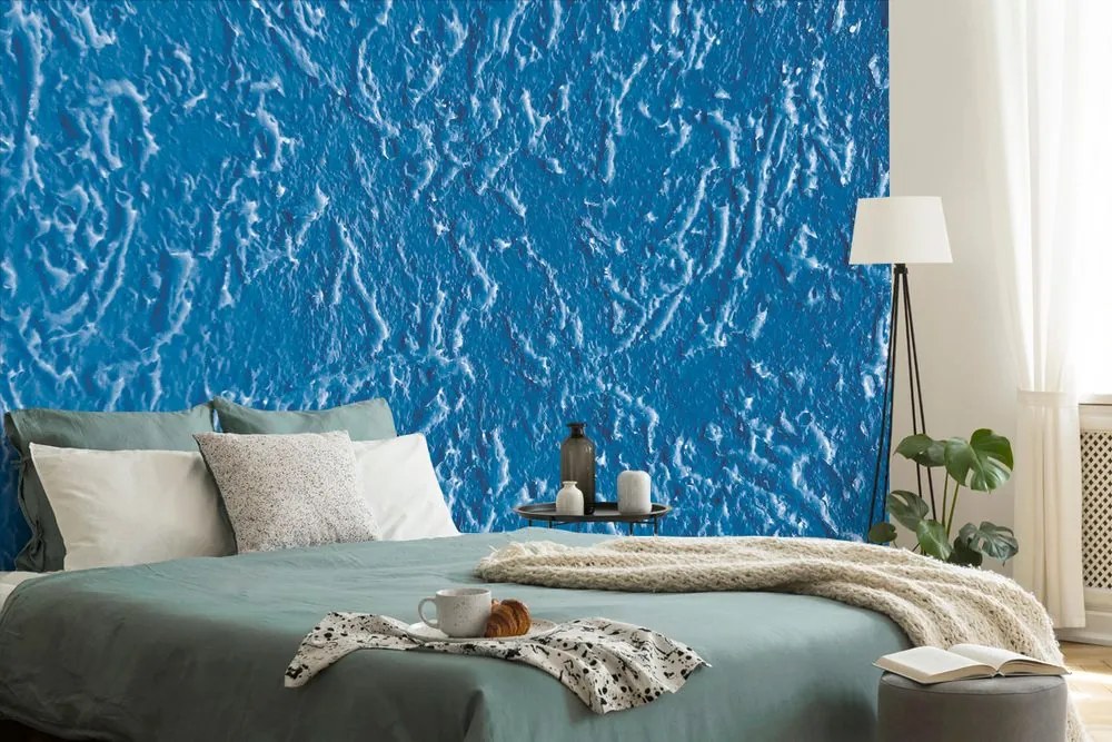 Carta da parati – Struttura Blu