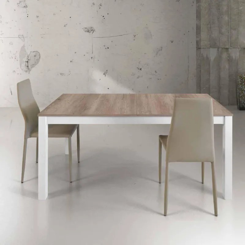 Tavolo da pranzo in legno allungabile moderno 160x90X77 cm