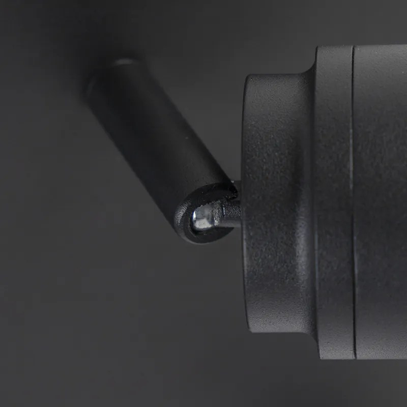 Faretto da bagno smart nero IP44 incl. 3 WiFi GU10 - Ducha