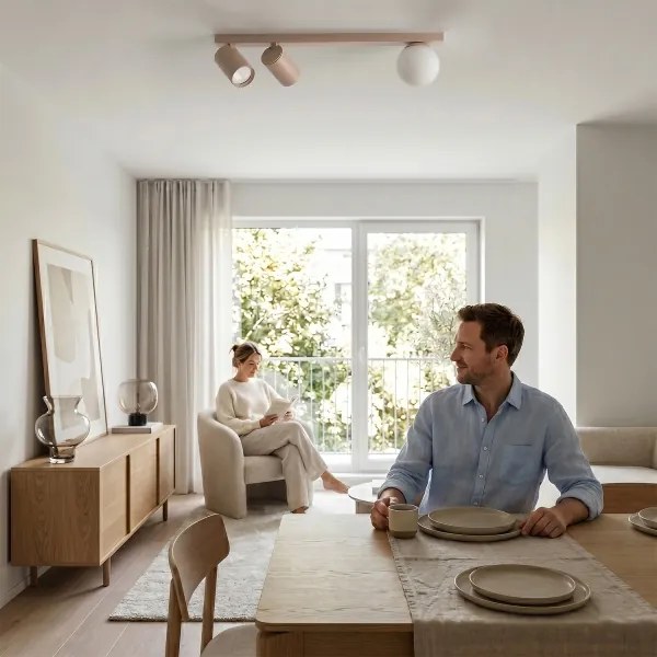 BRILAGI - Faretto SELE BALL 2xGU10/30W/230V + 1xG9/10W beige
