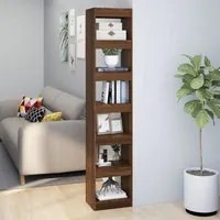 Libreria/Divisorio Rovere Marrone 40x30x198 cm 813598