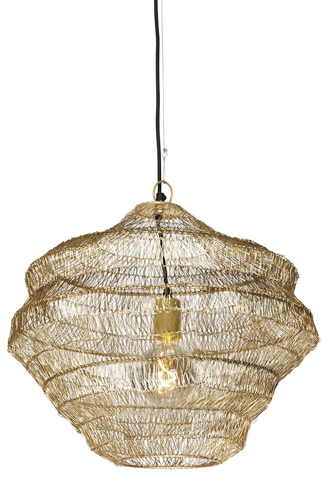 Lampada a sospensione orientale oro 45 cm x 40 cm - Vadi