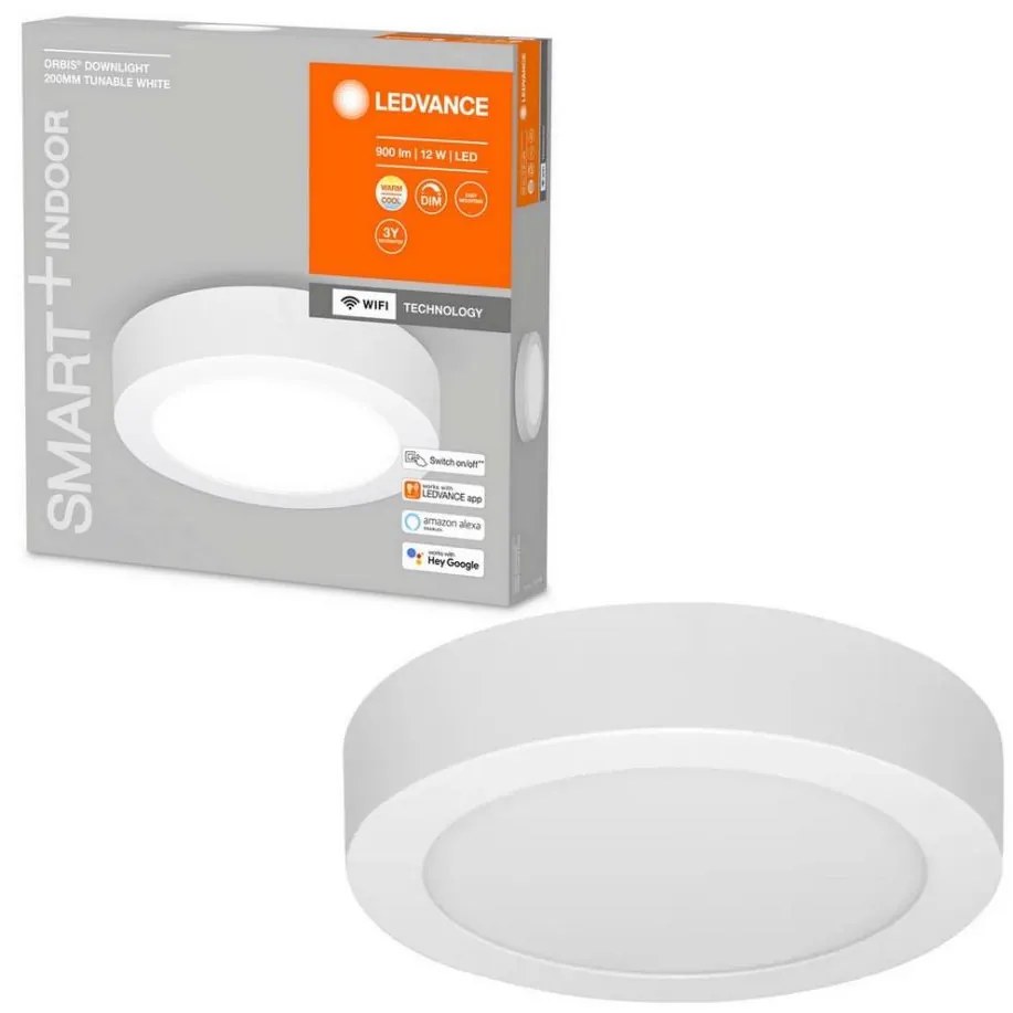 Ledvance - Plafoniera LED dimmerabile ORBIS LED/12W/230V 3000-6500K Wi-Fi