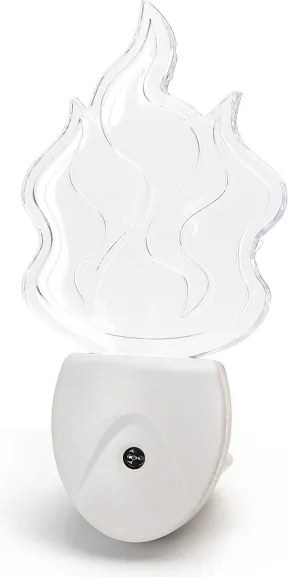 Aigostar - Luce notturna LED RGB con sensore LED/0,5W/230V fiamma