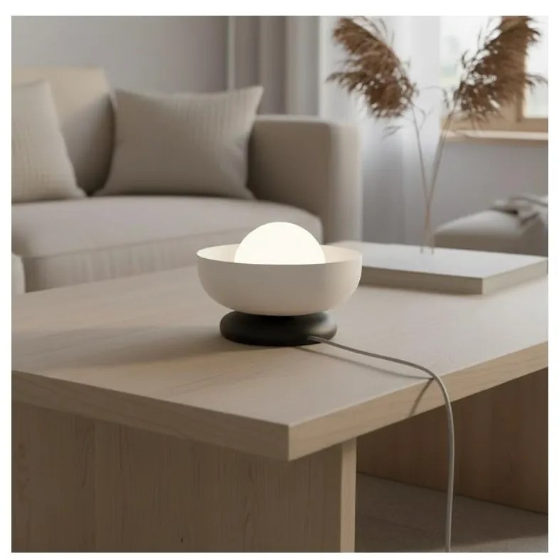 Lampada da tavolo OZZY 1xG9/8W/230V bianca