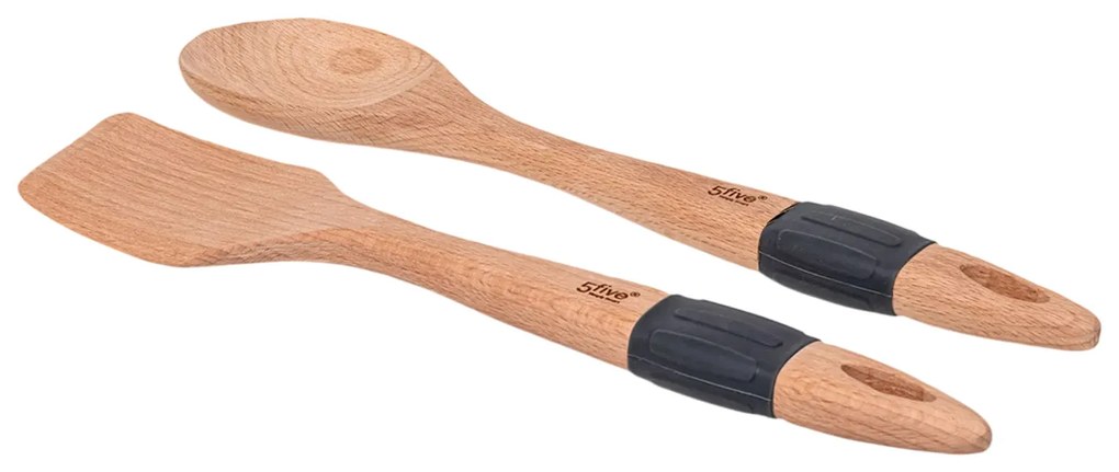 Set 2 mestoli cucina legno