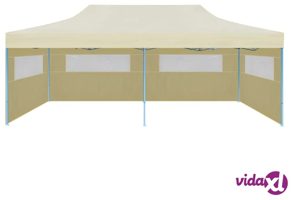 vidaXL Tenda per Feste Pop-Up Pieghevole Crema 3 x 6 m
