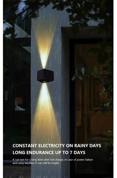 Immax 08489L - Lampada solare da parete LED con sensore LED/2W/5V IP54