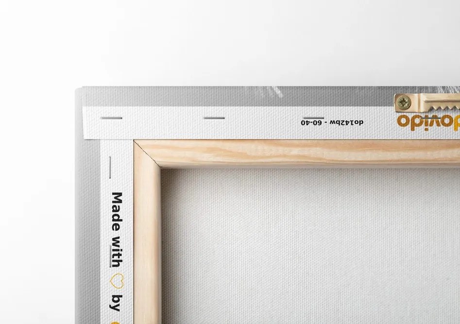 Quadro su tela – Dettaglio del soffione in bianco e nero