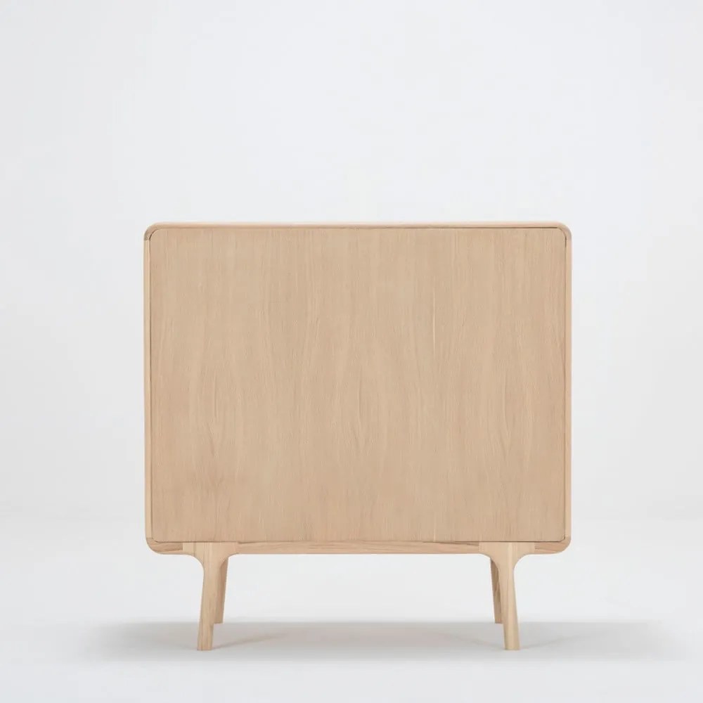 Cassettiera in rovere massiccio con 3 cassetti Fawn - Gazzda