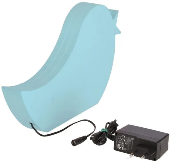 Lampada da scrivania LED per bambini BIRD LED/12W/230V blu