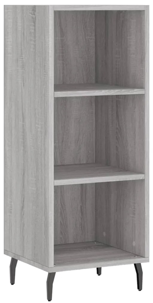 Credenza Grigio Sonoma 34,5x32,5x180 cm in Legno Multistrato