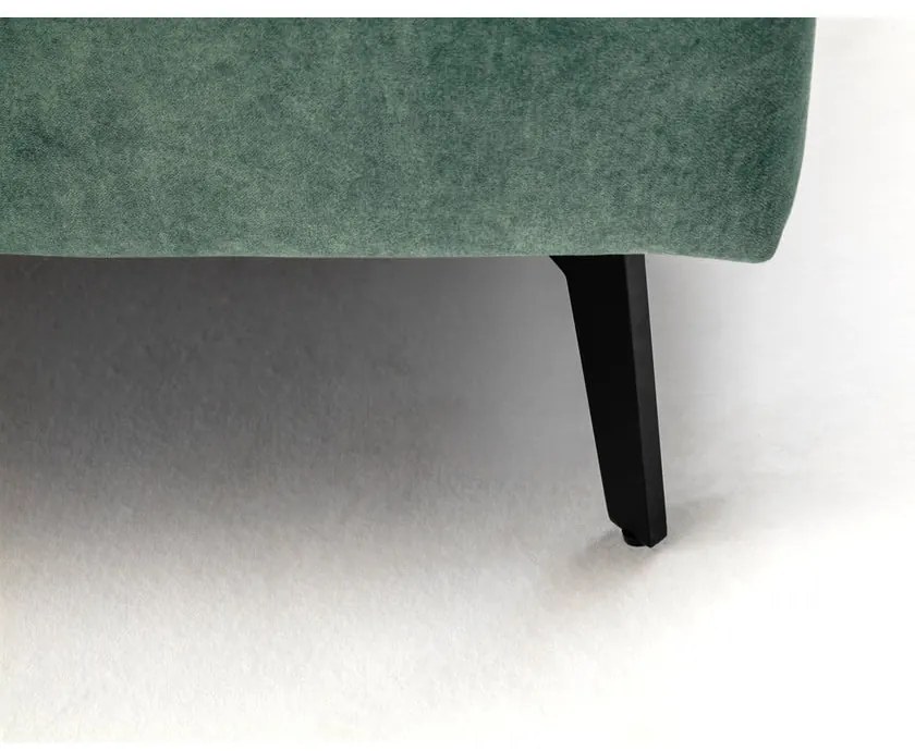 Letto matrimoniale imbottito verde con contenitore con rete inclusa 180x200 cm Lizzano – Meise Möbel