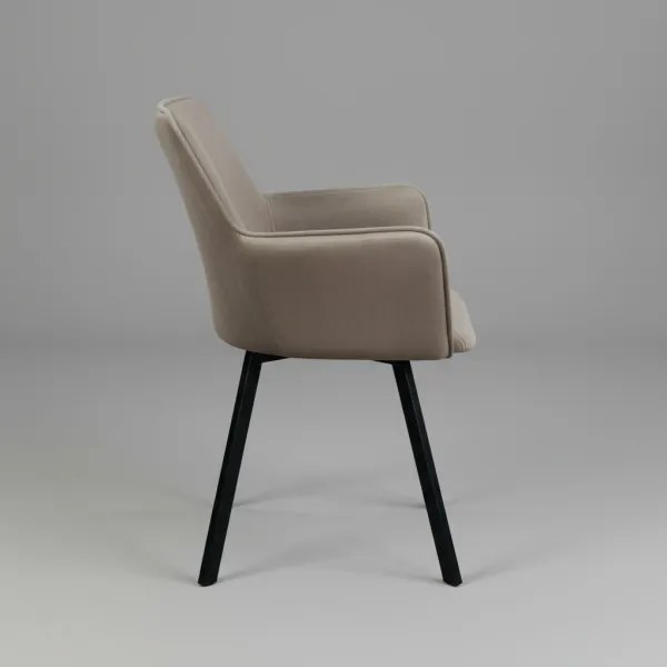 Sedia da pranzo AMELIA taupe