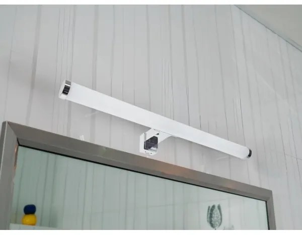 Lampada a LED per specchio da bagno 10W/230V 45 cm IP44 cromo lucido