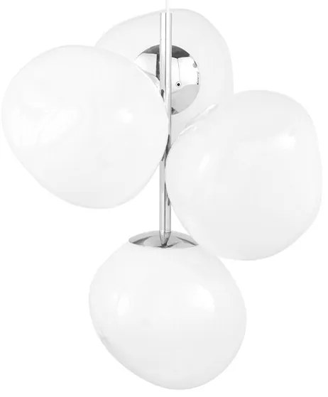 Tom Dixon - Melt Lampadario Mini Opal/Silver Tom Dixon