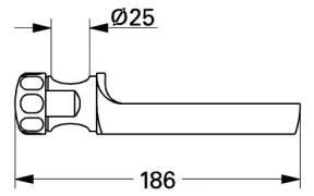 GROHE 28856000 - Portasapone RELEXA trasparente