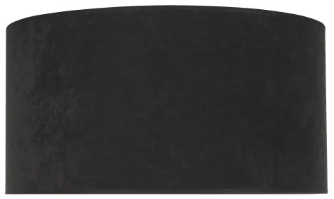 Duolla - Plafoniera ROLLER 3xE27/15W/230V diametro 60 cm nero/oro