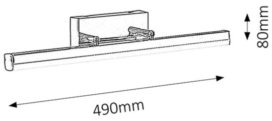 Rabalux 5719 - LED Lampada da bagno SILAS LED/12W/230V