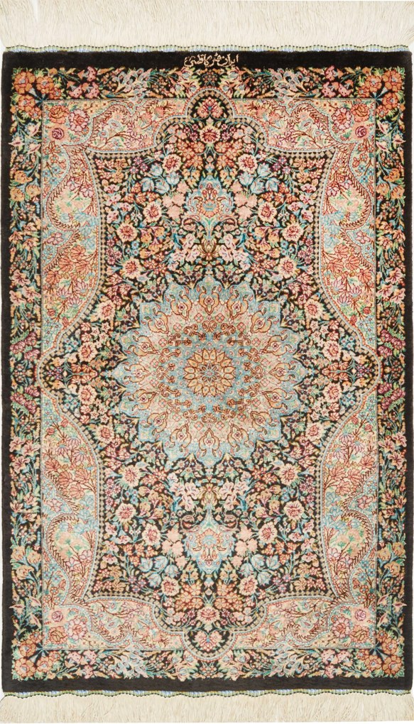 Ghom Tappeto persiano 60x90 (Iran) Annodato A Mano