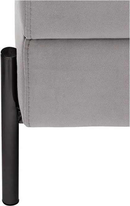 Divano grigio chiaro 161 cm Versailles – Ropez