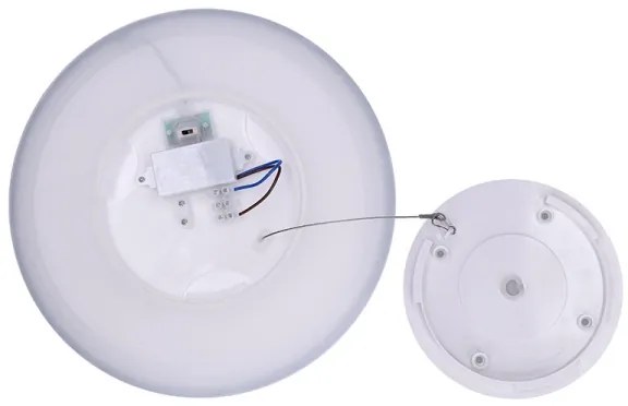 Solight WO826-LED Plafoniera da soffitto per bagno ACATE 24W/230V, 3000/4000/6000 K, Ø 29,3 cm, IP54