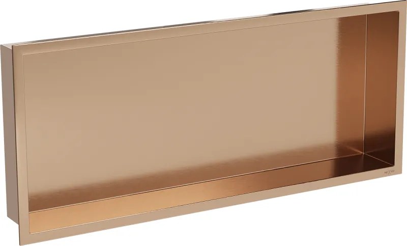 Mexen X-Wall-R mensola incassata con cornice 75 x 30 cm, rame spazzolato - 19C0753010