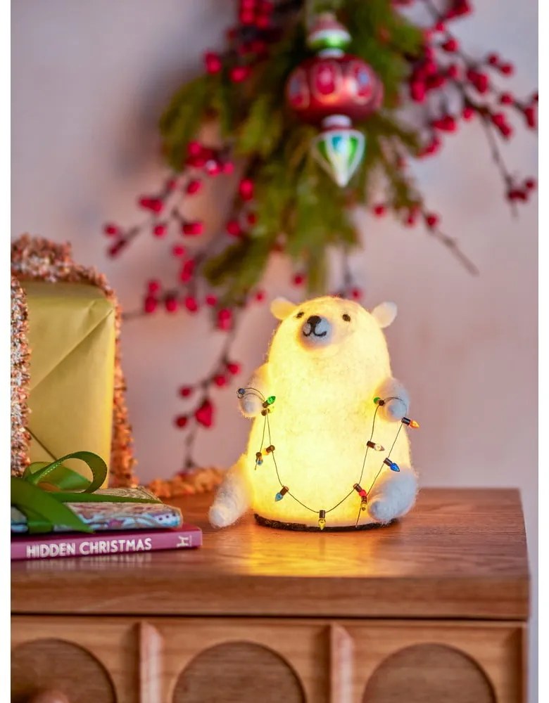 Decorazione luminosa bianca Wally – Bloomingville